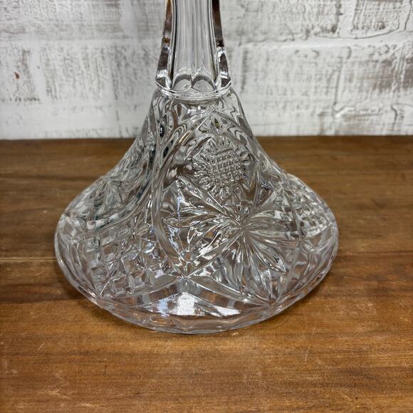 Vintage Crystal Decanter with Stopper - Picture 3 of 6